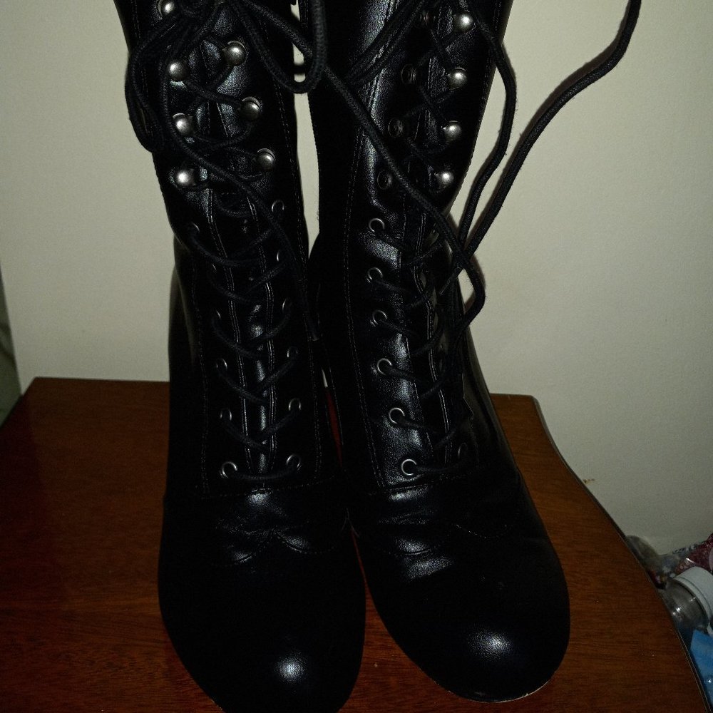 Victorian Witchy tall boots
